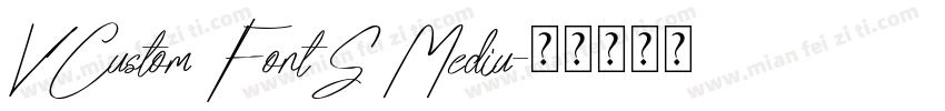 VCustom FontS Mediu字体转换